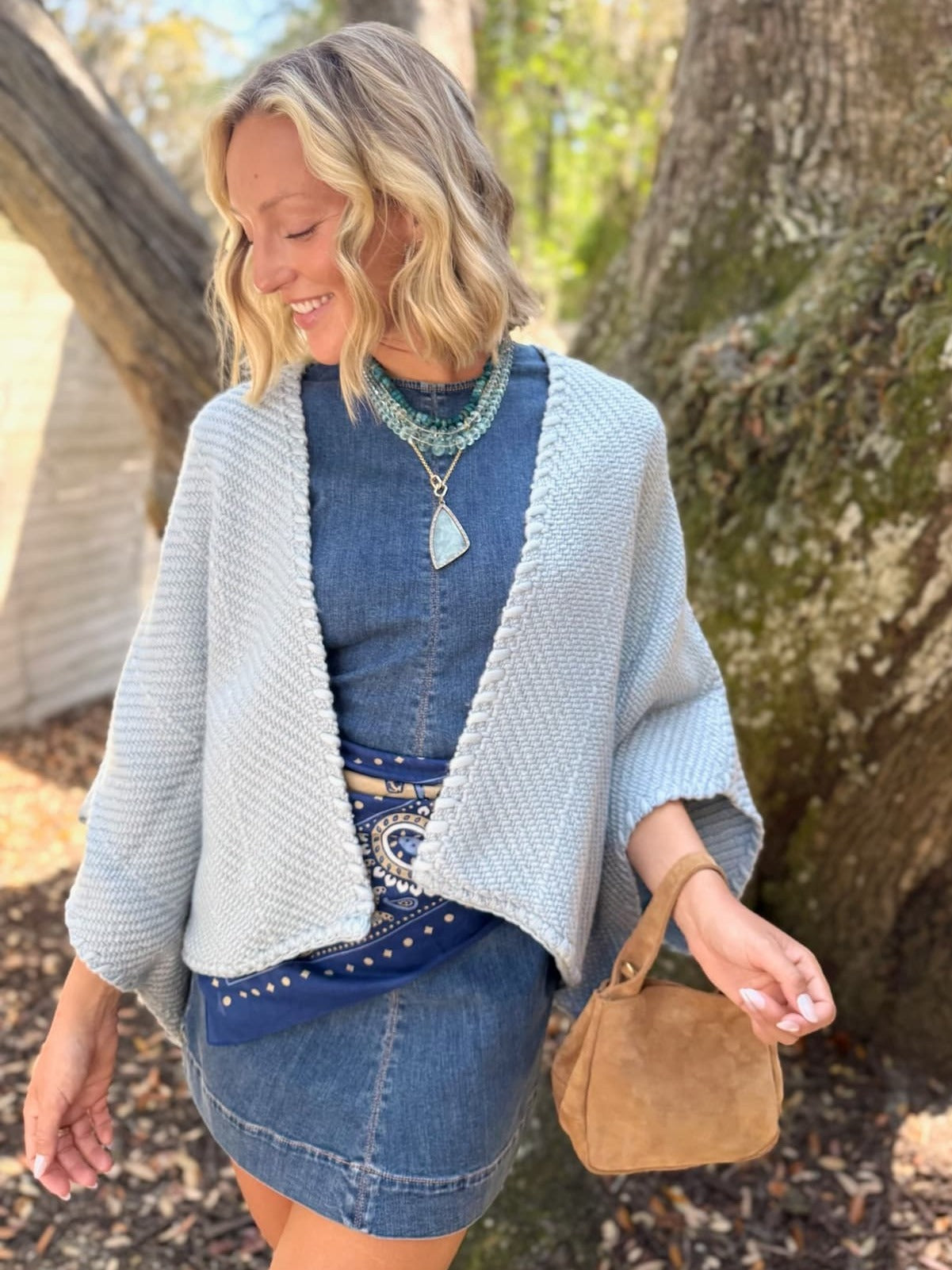 New in Store: Light layers, elegant dresses, and hand-loomed wraps are in!