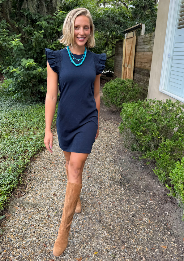 New in Store: Cotton Dress in TWO great colors!