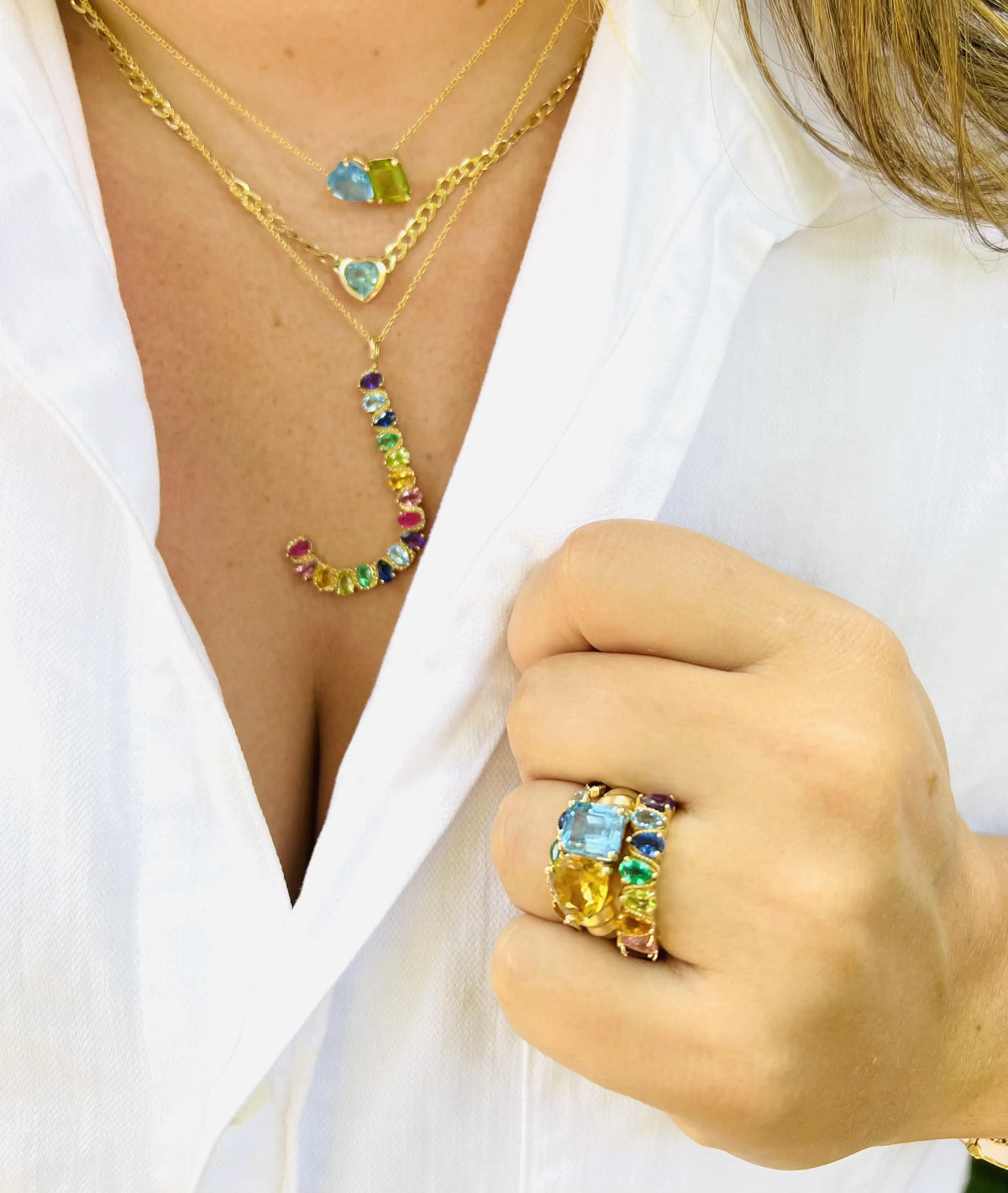Paloma Letter Necklace marimaxssi